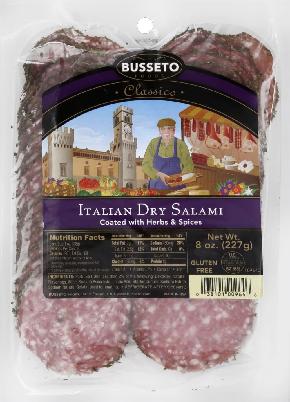 Busseto Italian Dry Salami (8 oz)
