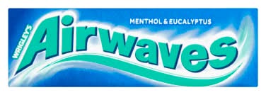 Airwaves Menthol-Eucalyptus, Sugar Free Chewing Gum (10 pack)