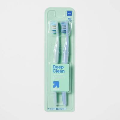 up&up Deep Clean Soft Toothbrush (2 ct)