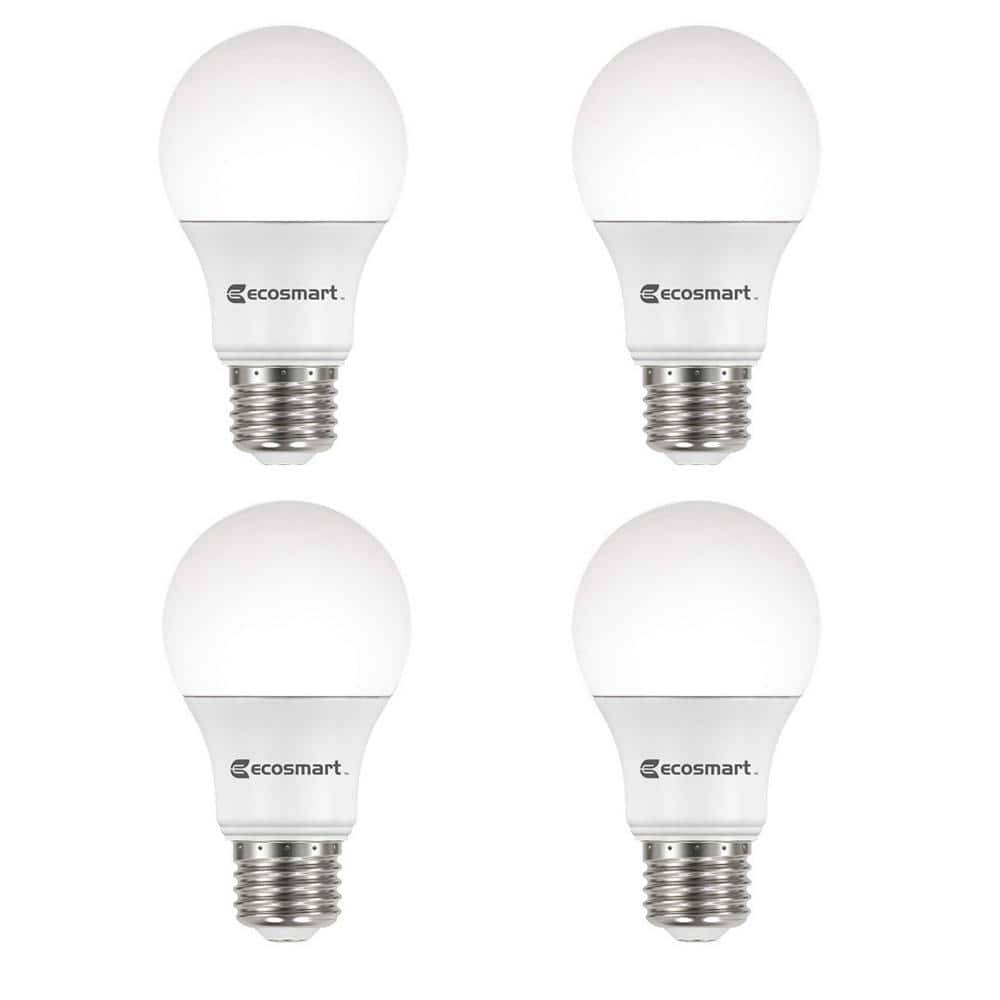 100-Watt Equivalent A19 Non-Dimmable Led Light Bulb Daylight (4-Pack)