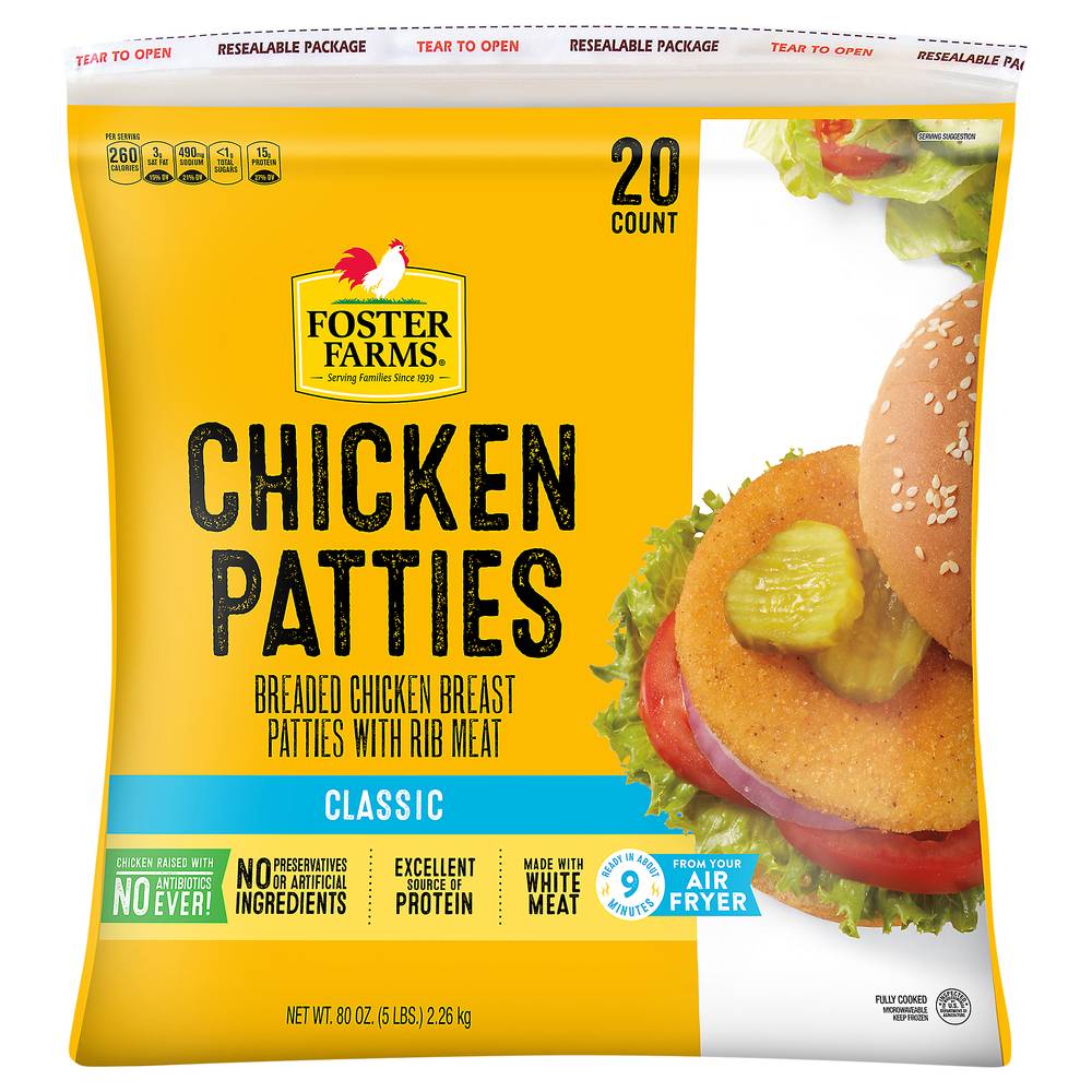 Foster Farms Chicken Patties