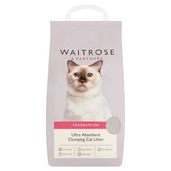 Waitrose Fragranced Ultra Absorbent Clumping Cat Litter