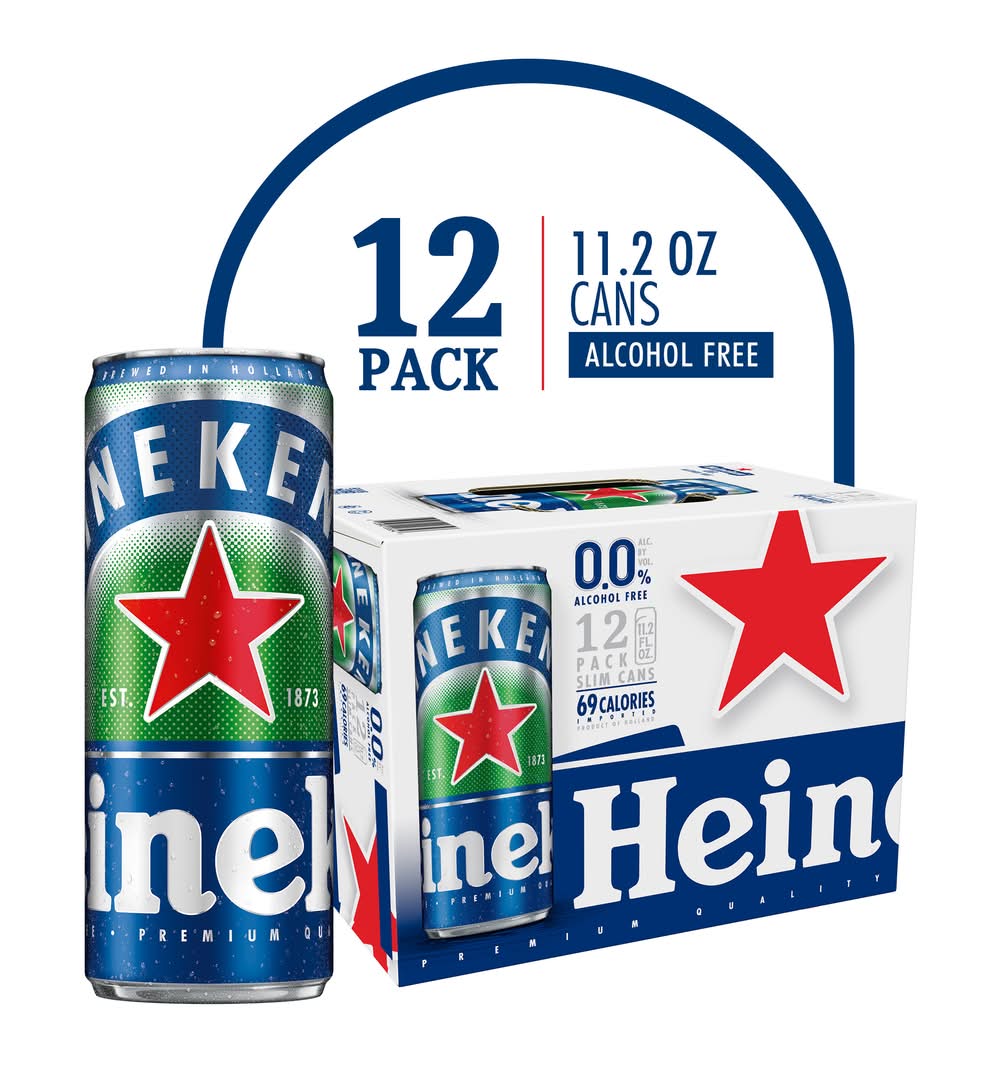 Heineken Alcohol Free Premium Quality Beer (12 x 11.2 fl oz)