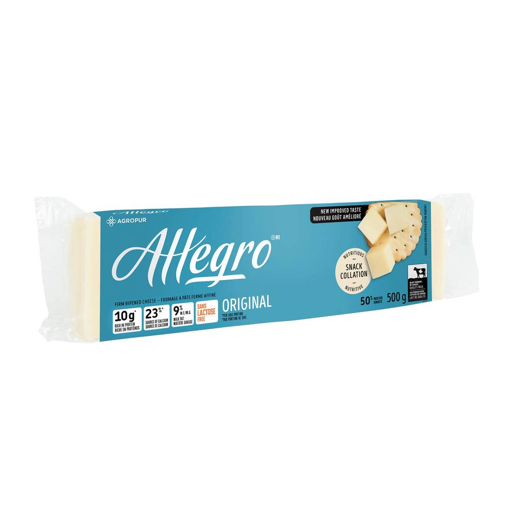 Allegro Fromage Á Páte Ferme Affiné (500 g) - Firm Ripened Cheese (500 g)