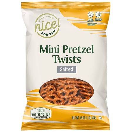 Nice! Mini Pretzel Twists, Salted (16 oz)