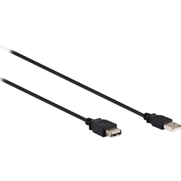 Ativa Usb Type-A To Micro Usb Cable, 9', Black, 46893