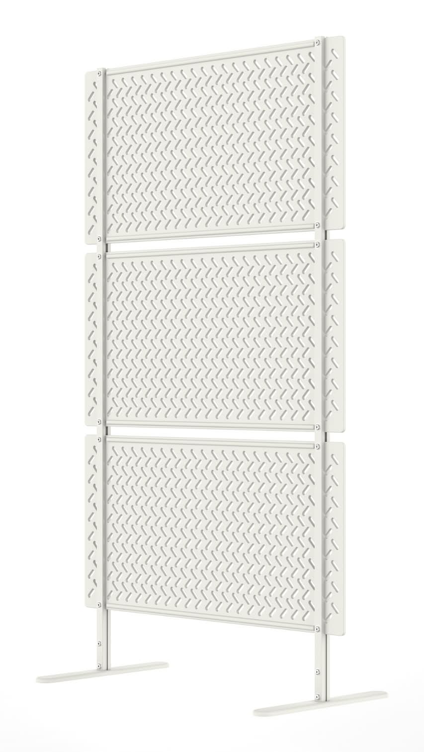 Rapid 400 x 1400 x 800 White Decorative Privacy Screen
