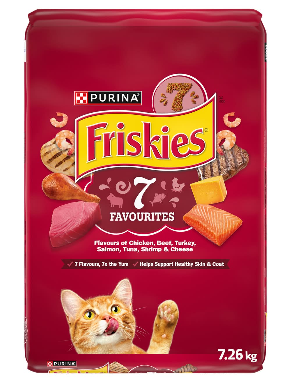 Purina Friskies 7 nourriture pour chats (1,42 kg) - purina friskies 7 dry cat food (7.26 kg)