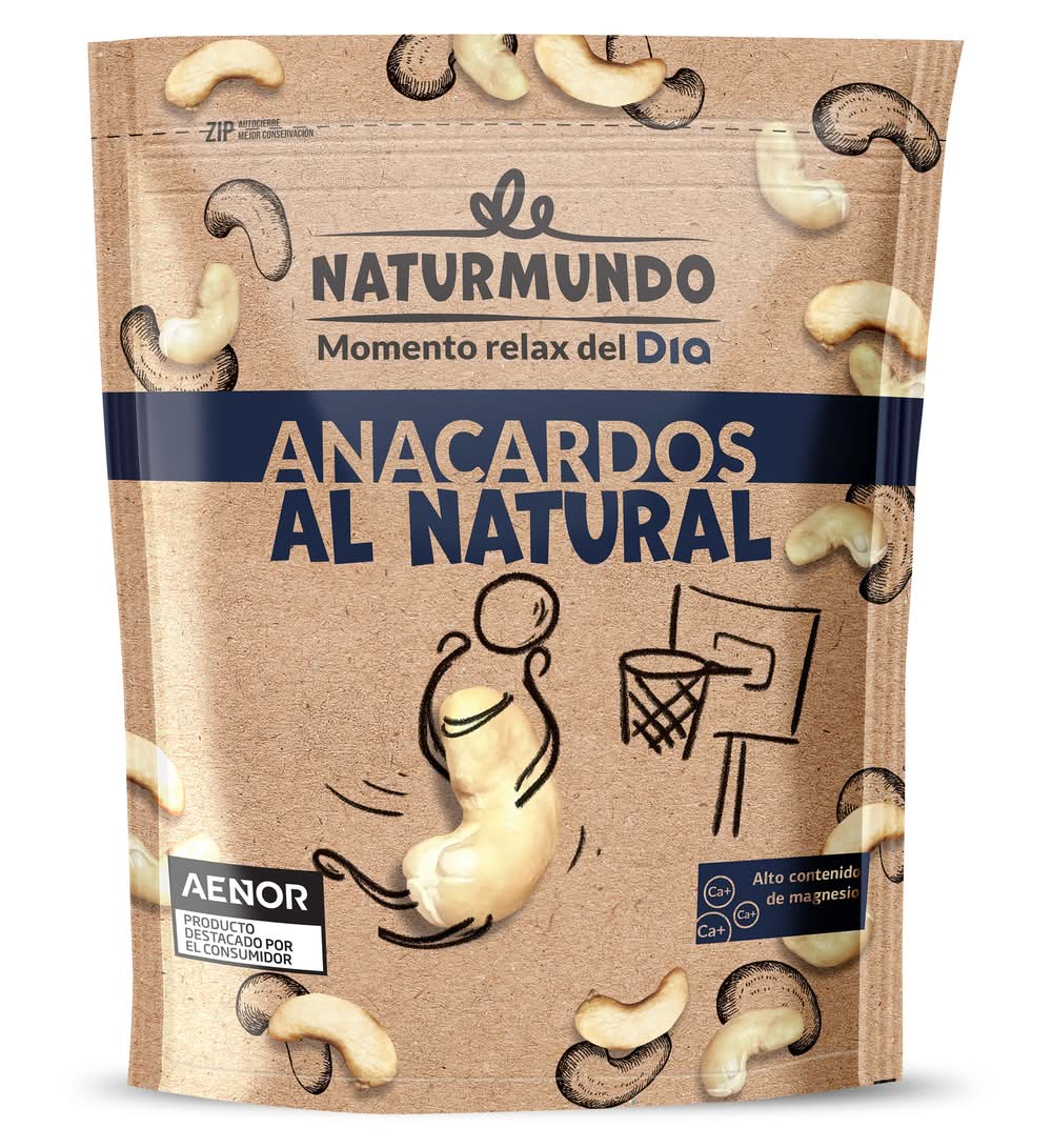 Anacardos Al Natural Naturmundo De Dia Bolsa 200 G