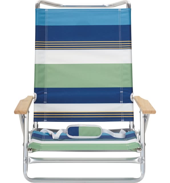 Rio Beach 5-Position High Back Beach Chair, Assorted Colors