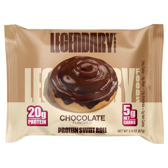 Legendary Foods Chocolate Flavored Protein Sweet Roll