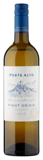 Forte Alto 2014, Pinot Grigio Italian White Wine (750ml)
