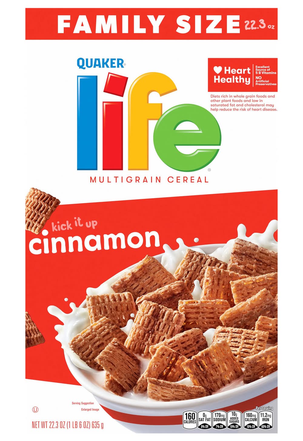 Quaker Life Multigrain Cereal, Cinnamon (22.3 oz)
