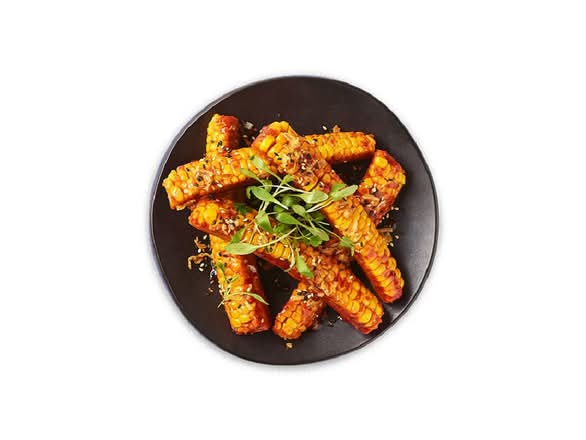 new! gochujang tamarind corn ribs (vg)