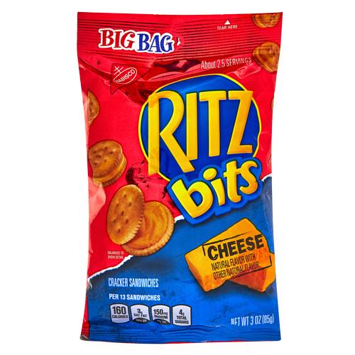 Ritz Bits Cheese Crackers (3oz bag)