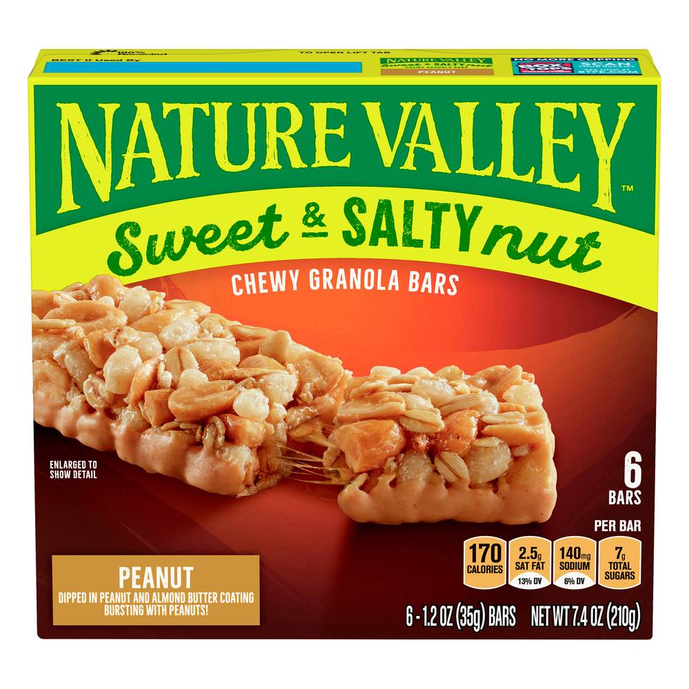 Nature Valley Sweet & Salty Nut Peanut Chewy Granola Bars (6 ct)