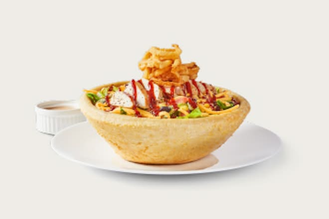 Bread Bowl BBQ Chicken Salad
