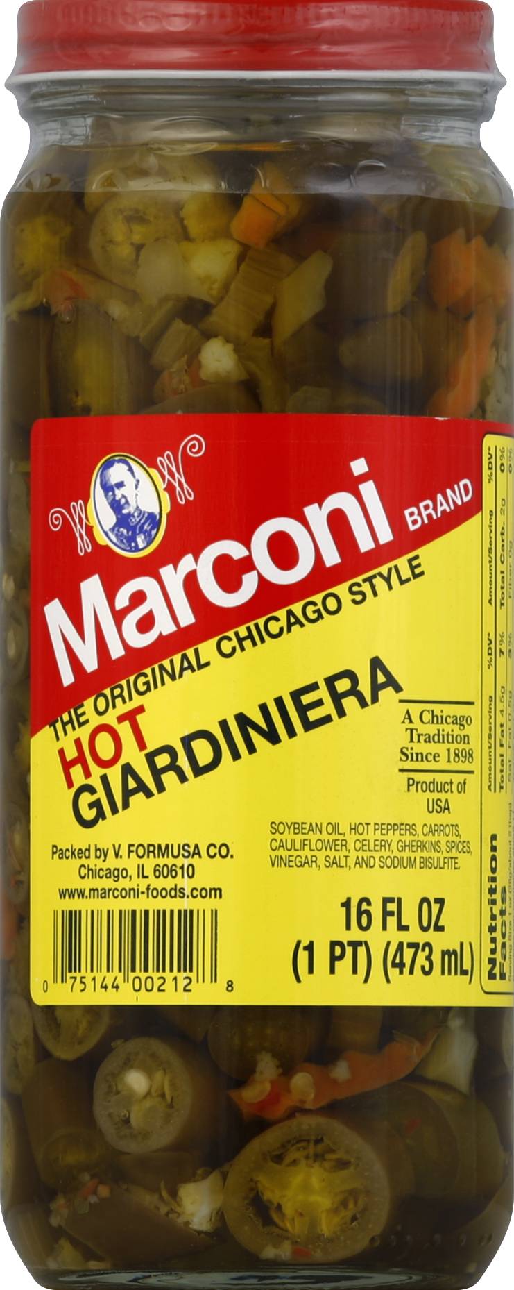 Marconi Hot Giardiniera (1 lbs)