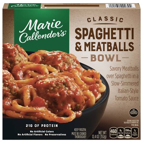 Marie Callender's Classic Spaghetti and Meatballs Bowl