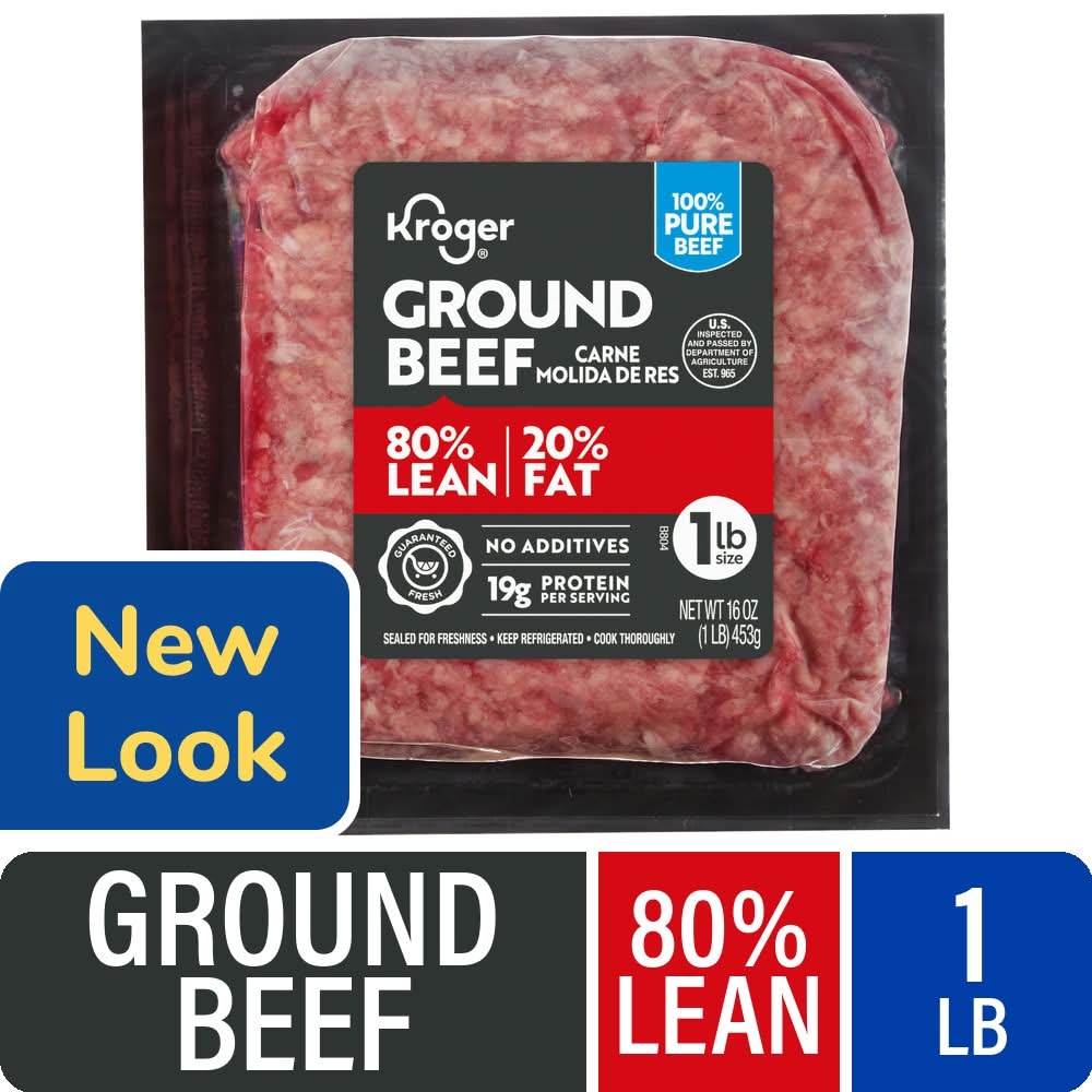 Kroger® 80/20 Ground Beef Pack 1 LB