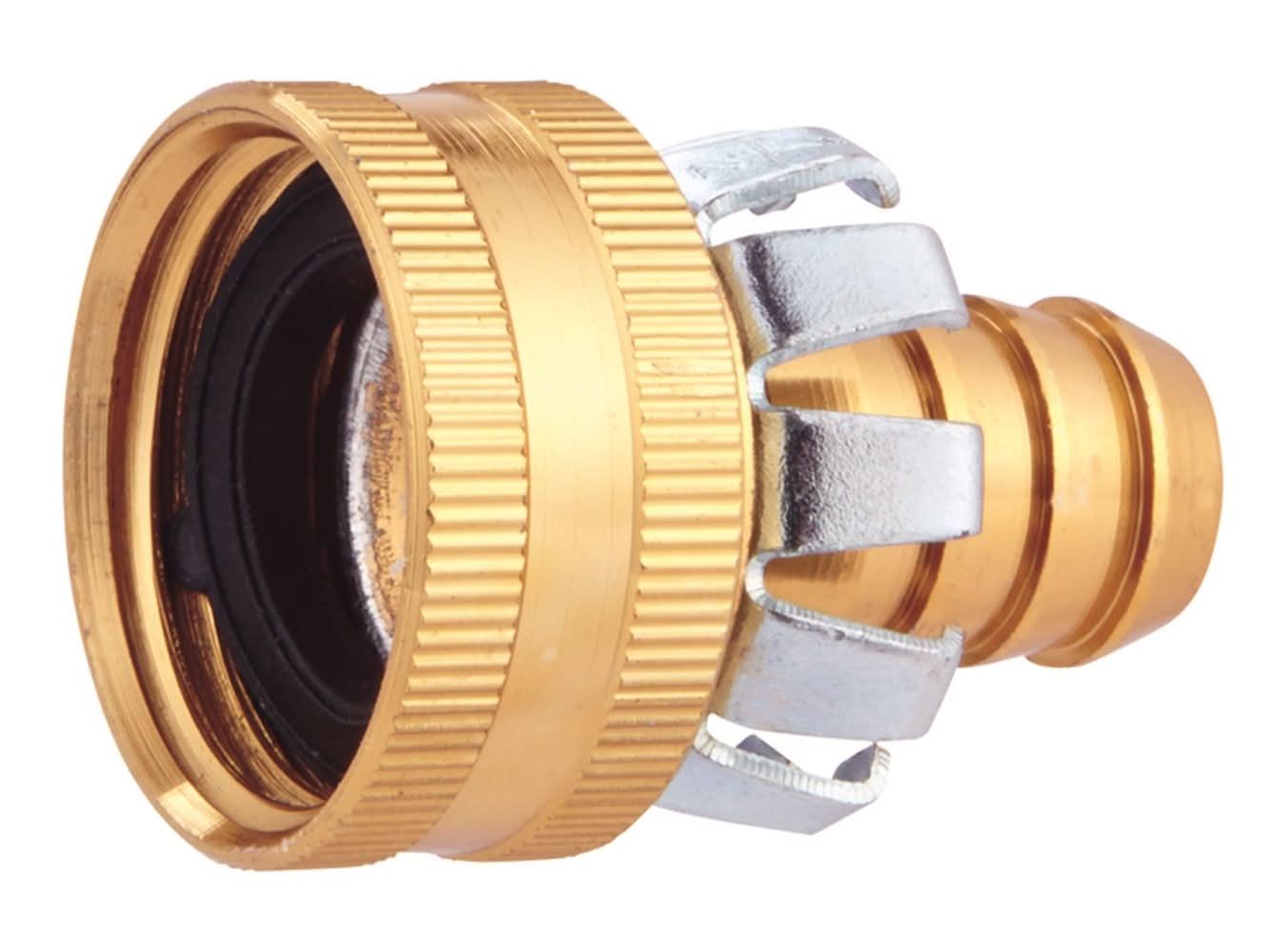 ACE 1/2 In. Metal Threaded Female Clinch Hose Mender Clamp
