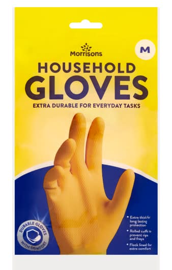 Morrisons M, Household Gloves
