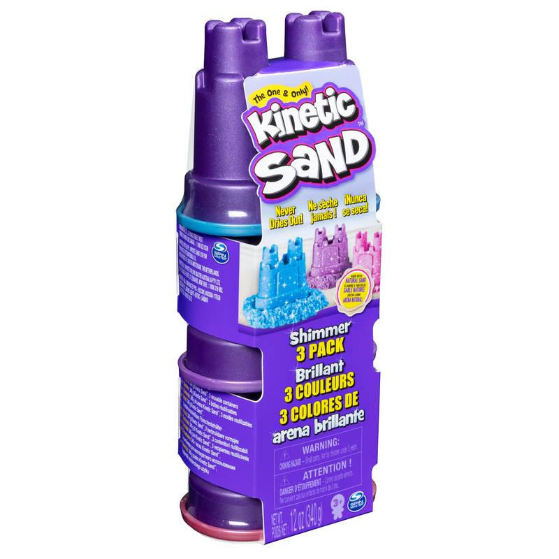 Kinetic sand arena brillante (3 pack, 113.33 g)