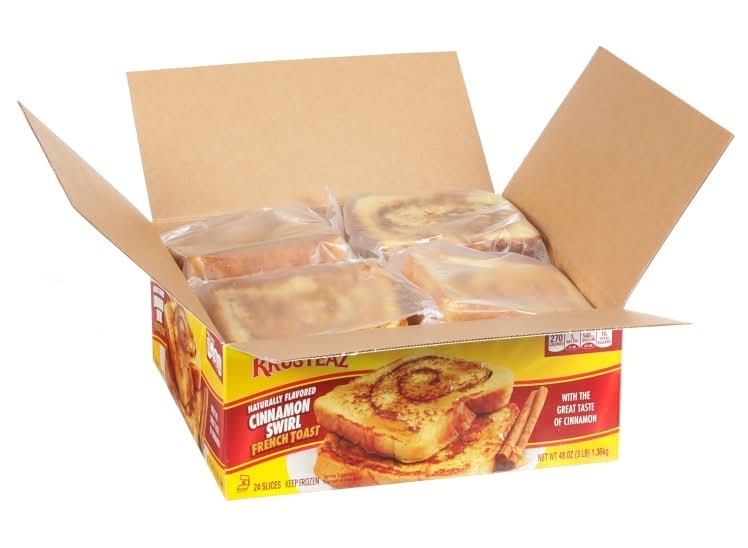 Krusteaz Swirl French Toast, Cinnamon (1.99 oz, 24 ct)