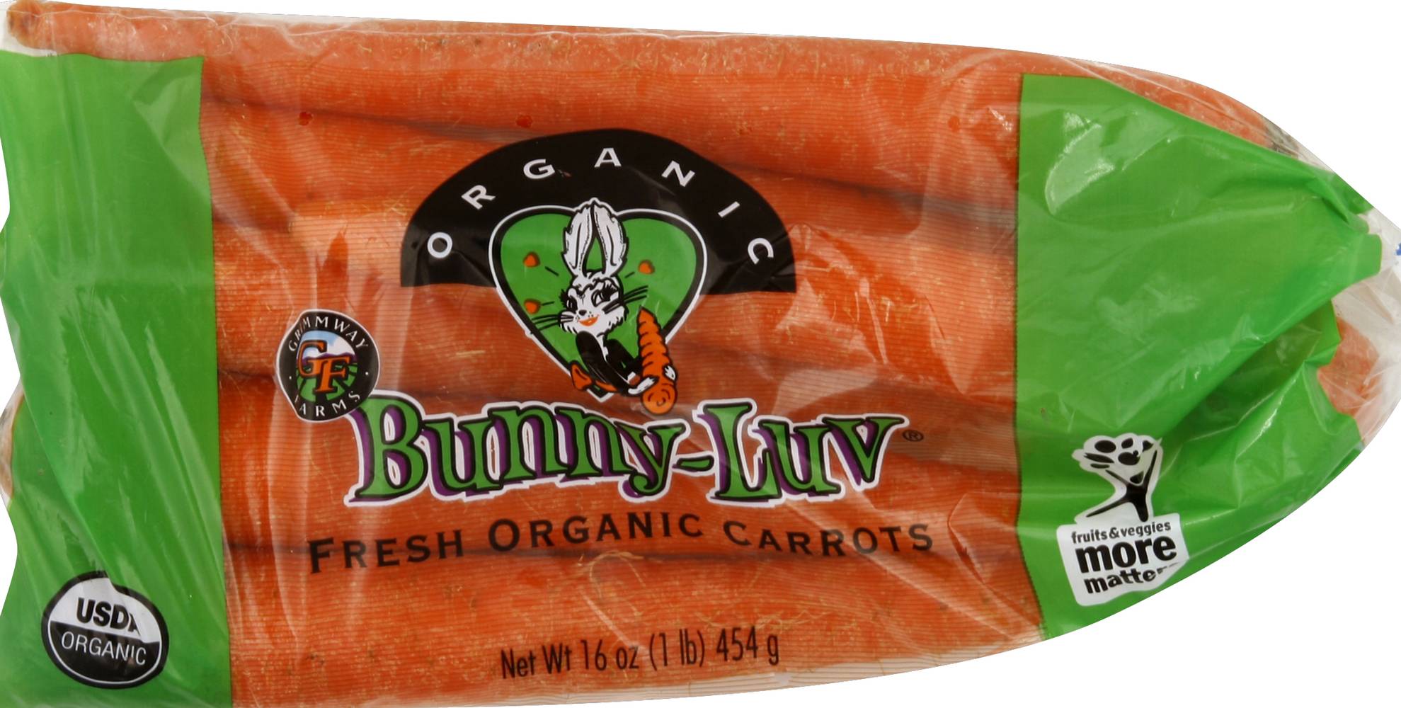 Bunny Luv Organic Carrots (1 lbs)