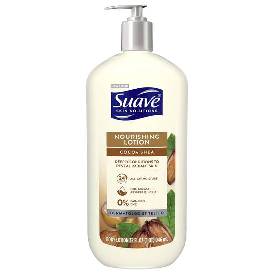 Suave Cocoa Butter & Shea Smoothing Body Lotion
