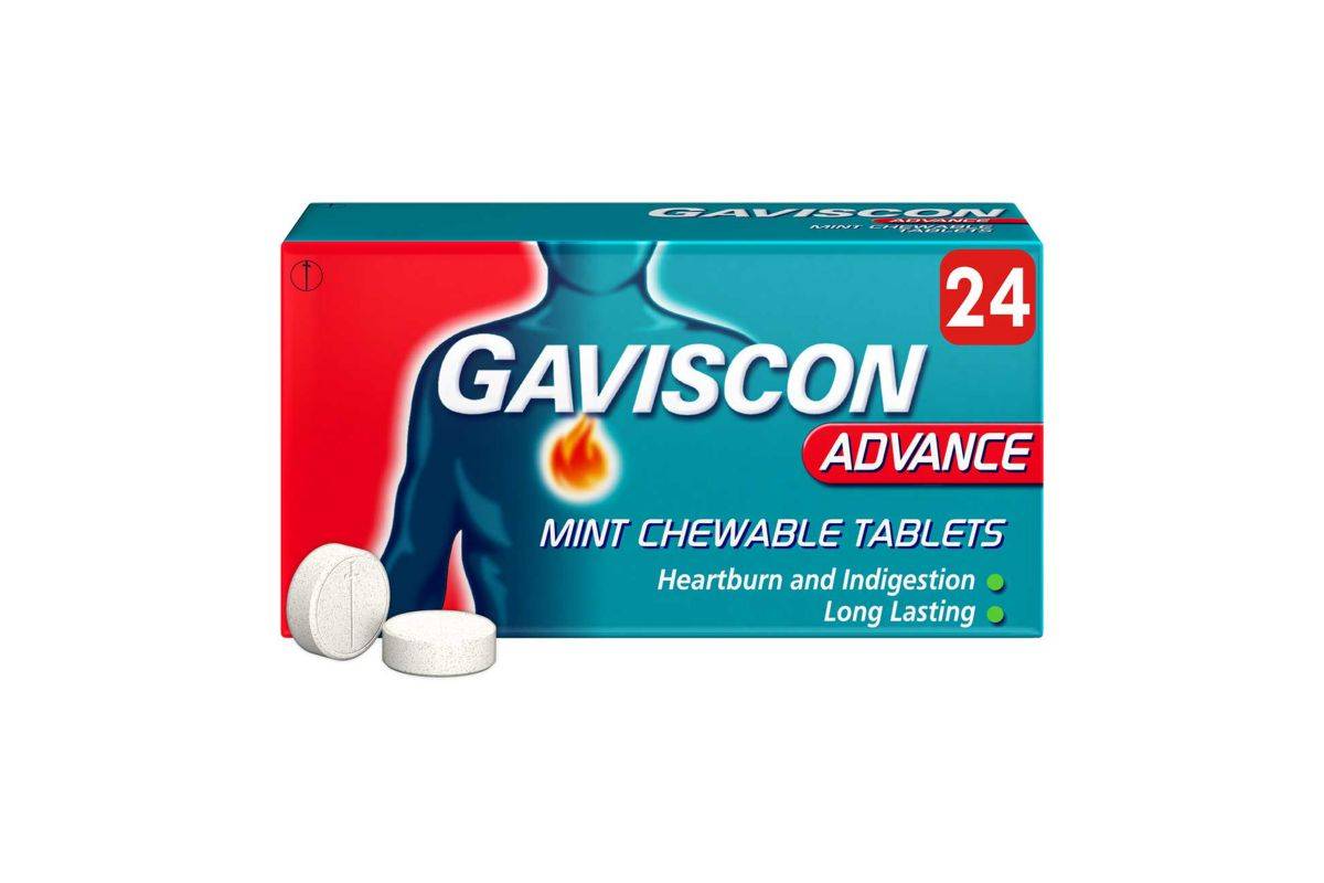 Gaviscon Advance 24 Mint Chewable Tablets