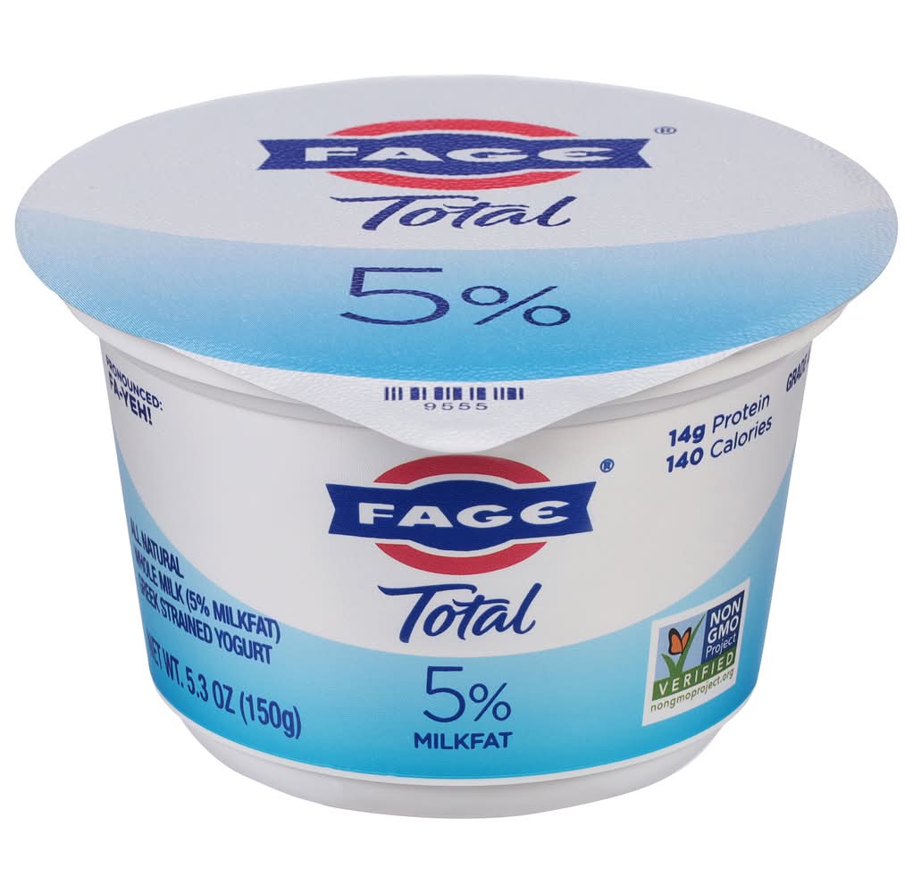FAGE Total 5% Milkfat Greek Strained Yogurt (5.3 oz)