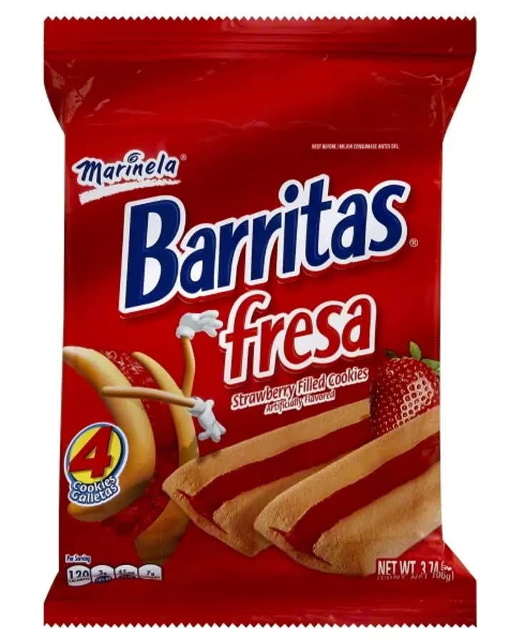 Marinela Barritas Fresa Strawberry Filled Cookies