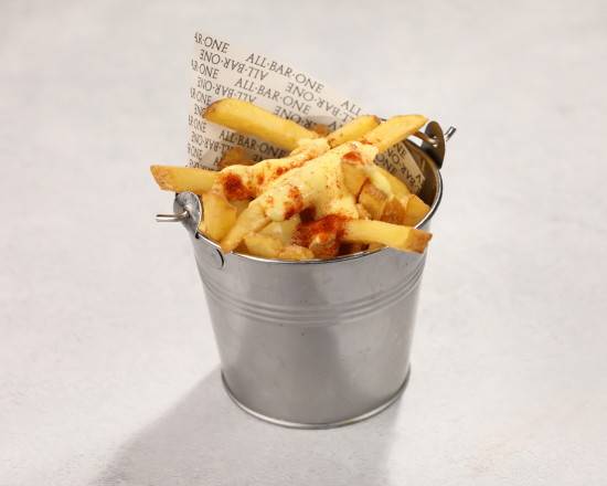 FRIES WITH SMOKED PAPRIKA AND SAFFRON AIOLI (V)