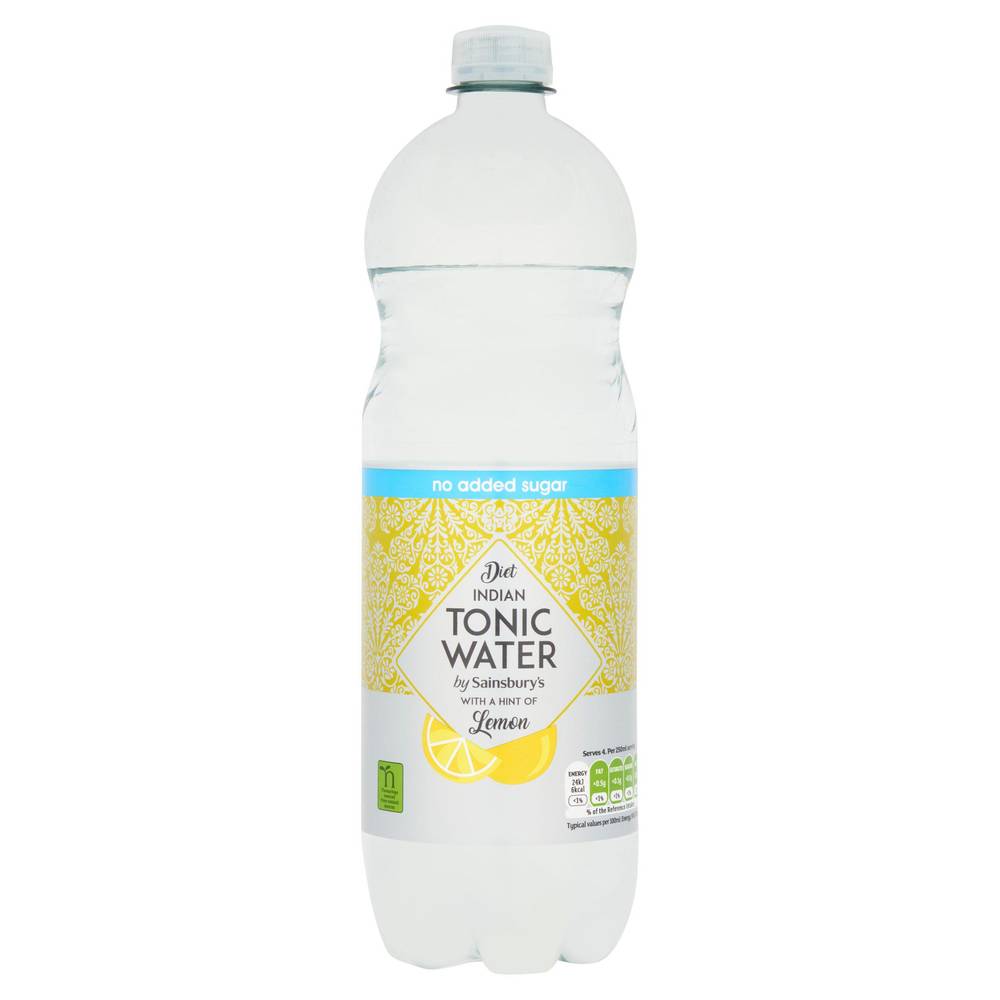 Sainsbury's Diet Indian Tonic with Lemon 1L