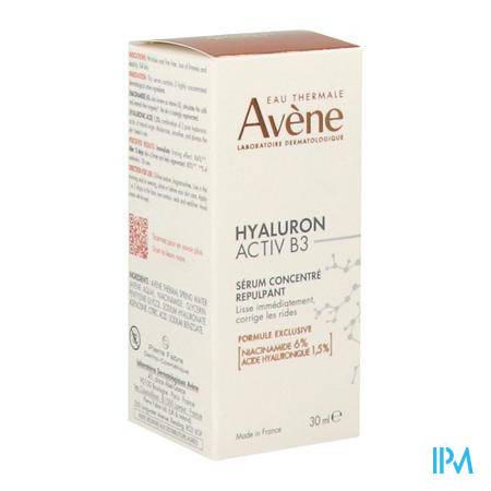 Eau Thermale Avene Hyaluron Activ B3 Serum Concentre Repulpant 30ml Soins anti-âge - Soins du visage