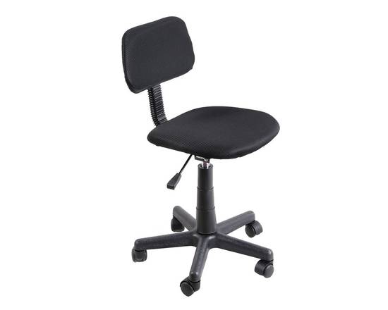 Neumobel silla de escritorio negro sin brazo (71 x 39 x 37)