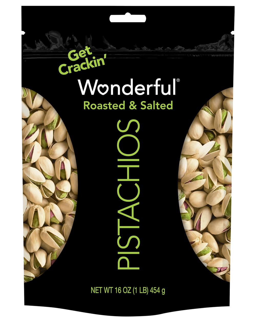 Wonderful Pistachios, Roasted & Salted (16 oz)