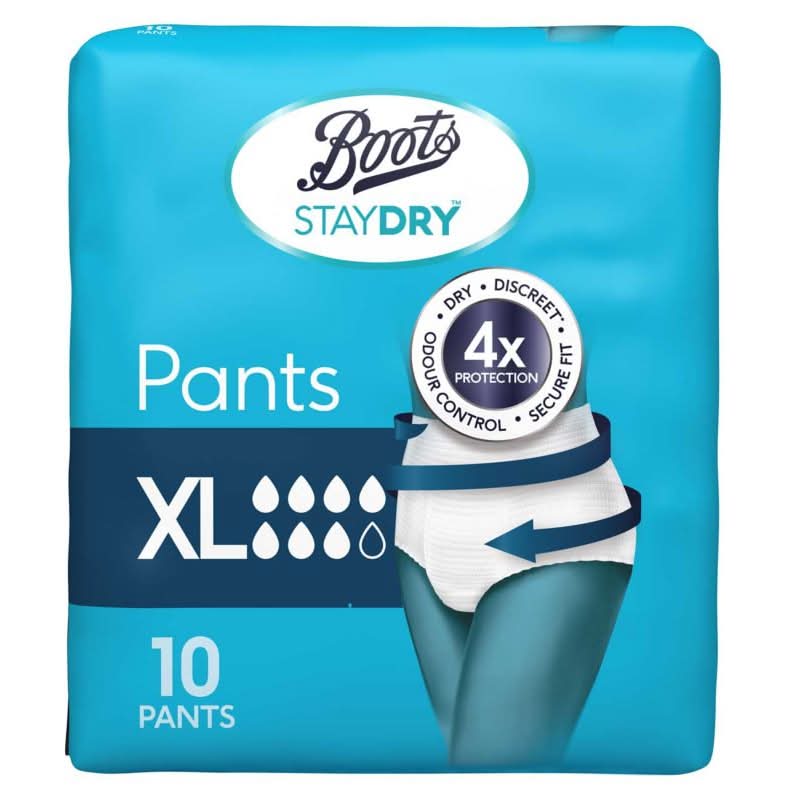 Boots XL, Staydry Pants (10 pack)