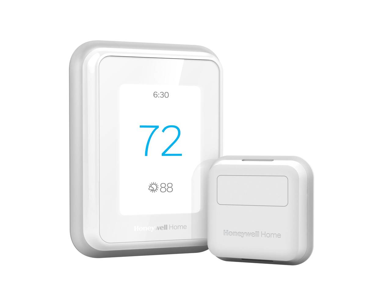 Honeywell Home White Smart Thermostat and Room Sensor with Wi-Fi Compatibility | RCHT9610WFSW2003/W