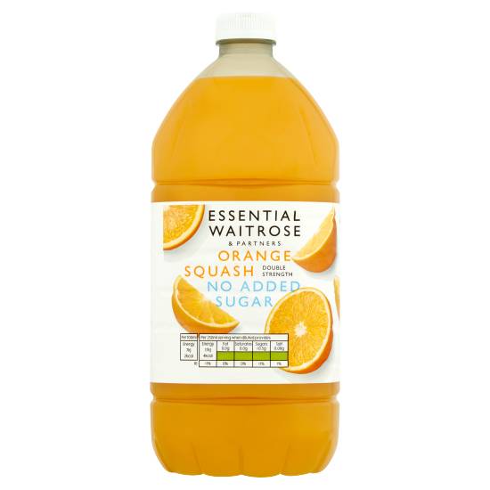 Waitrose Essential Orange Squash Double Strength (1.5 L)