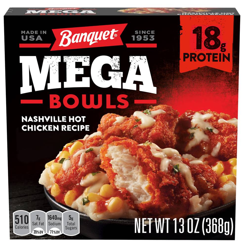 Banquet Mega Bowl Nashville Hot Chicken (13 oz)