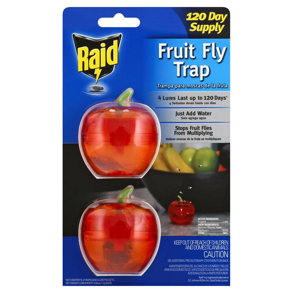 Raid Fruit Fly Trap (12 fl oz, 2 ct)