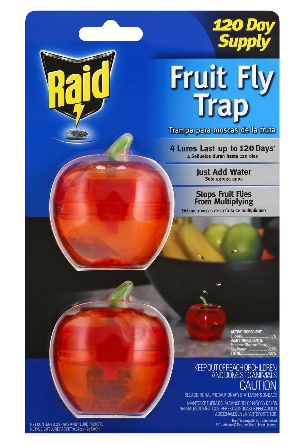 Raid Fruit Fly Trap (12 fl oz, 2 ct)
