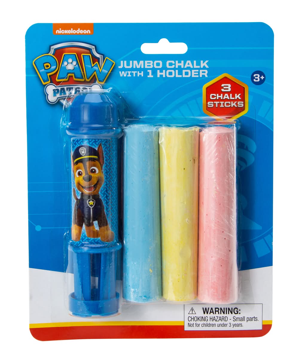 Paw Patrol™ Jumbo Chalk With Holder 4-Piece Set