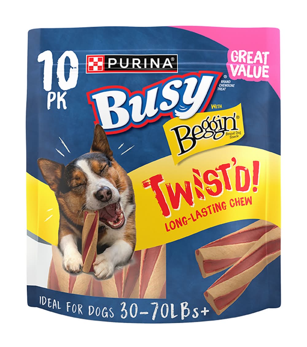 Purina Busy Twist'd with Beggin' Large Dog Chew Treats - Bacon (Size: 36 Oz)