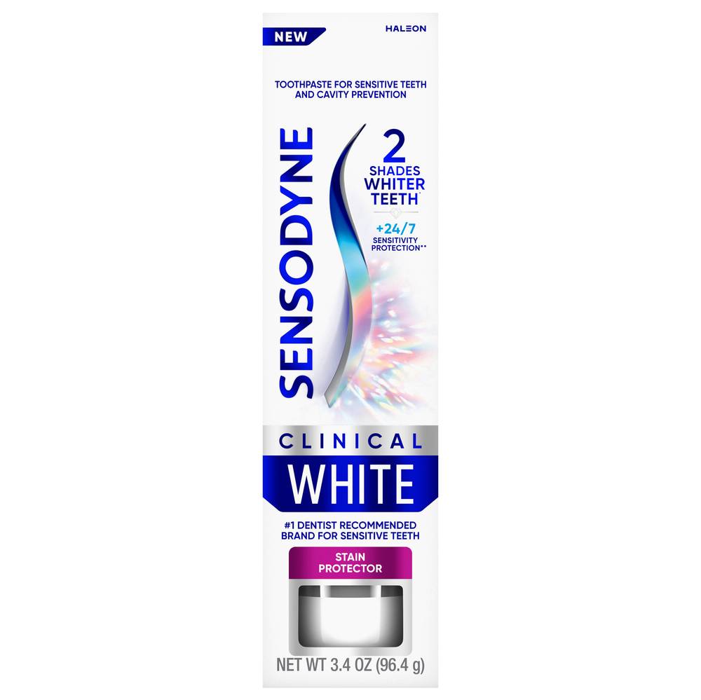 Sensodyne Clinical White Stain Protector Toothpaste (3.4 oz)