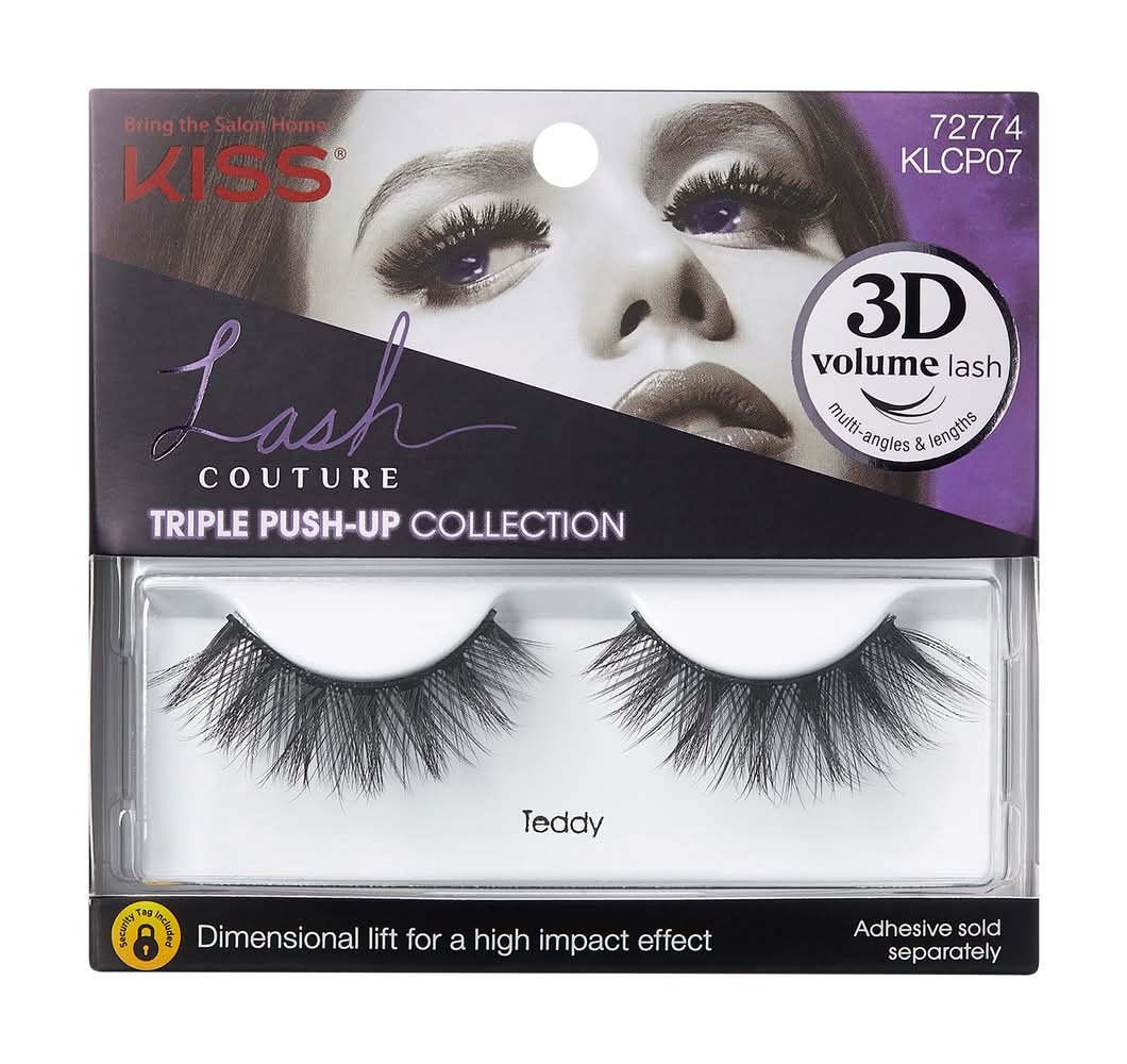 KISS Triple Push-Up Collection Lashes Teddy (0.6 oz)