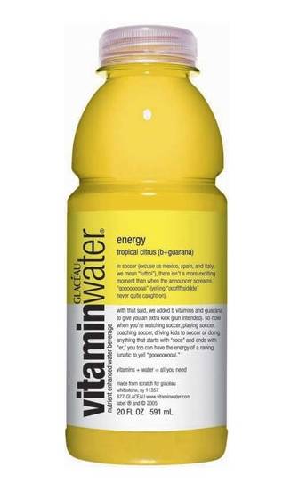 VitaminWater - Energy, Tropical Citrus - 24/20 oz (1X12|1 Unit per Case)
