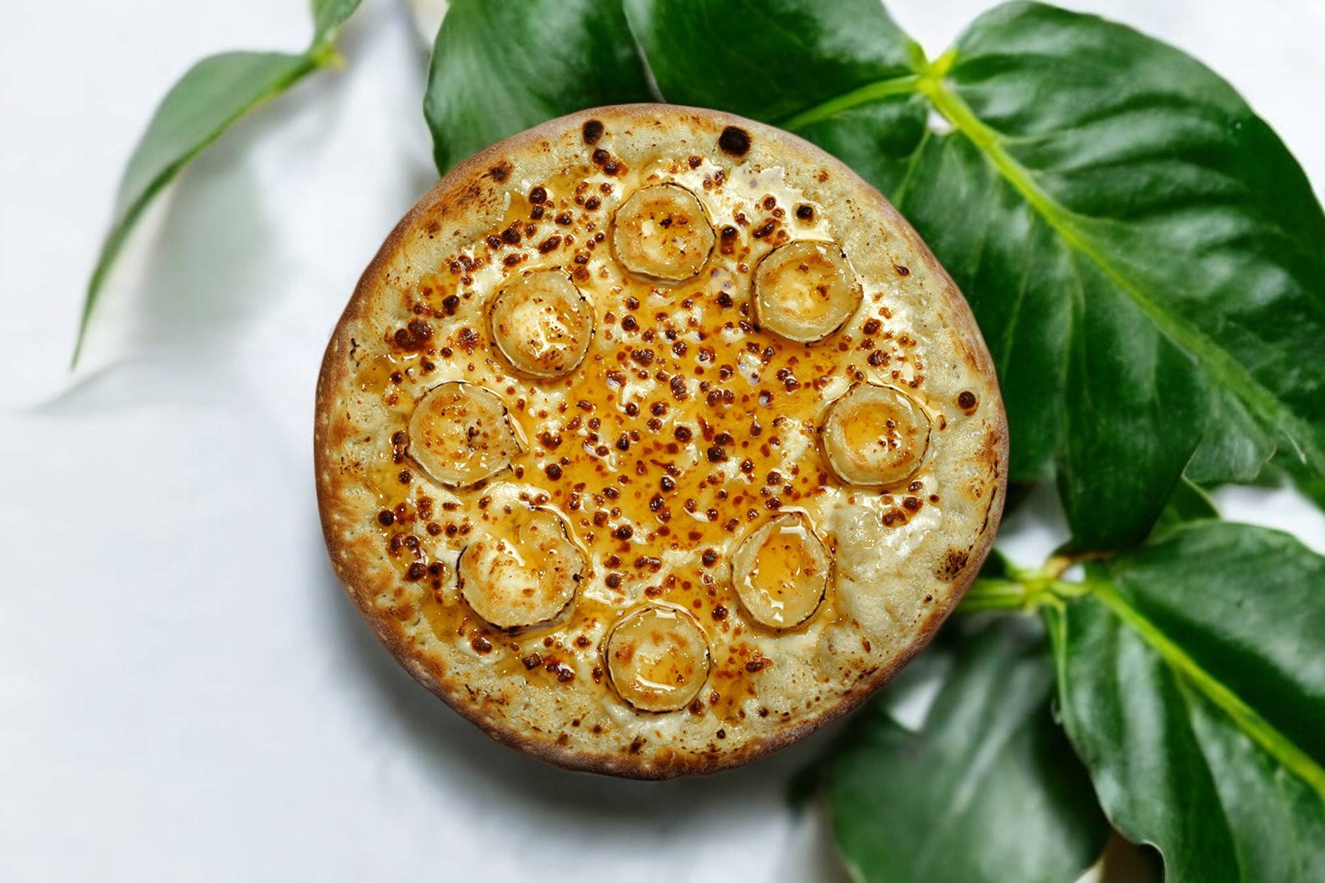 🍕Pizza chèvre et miel